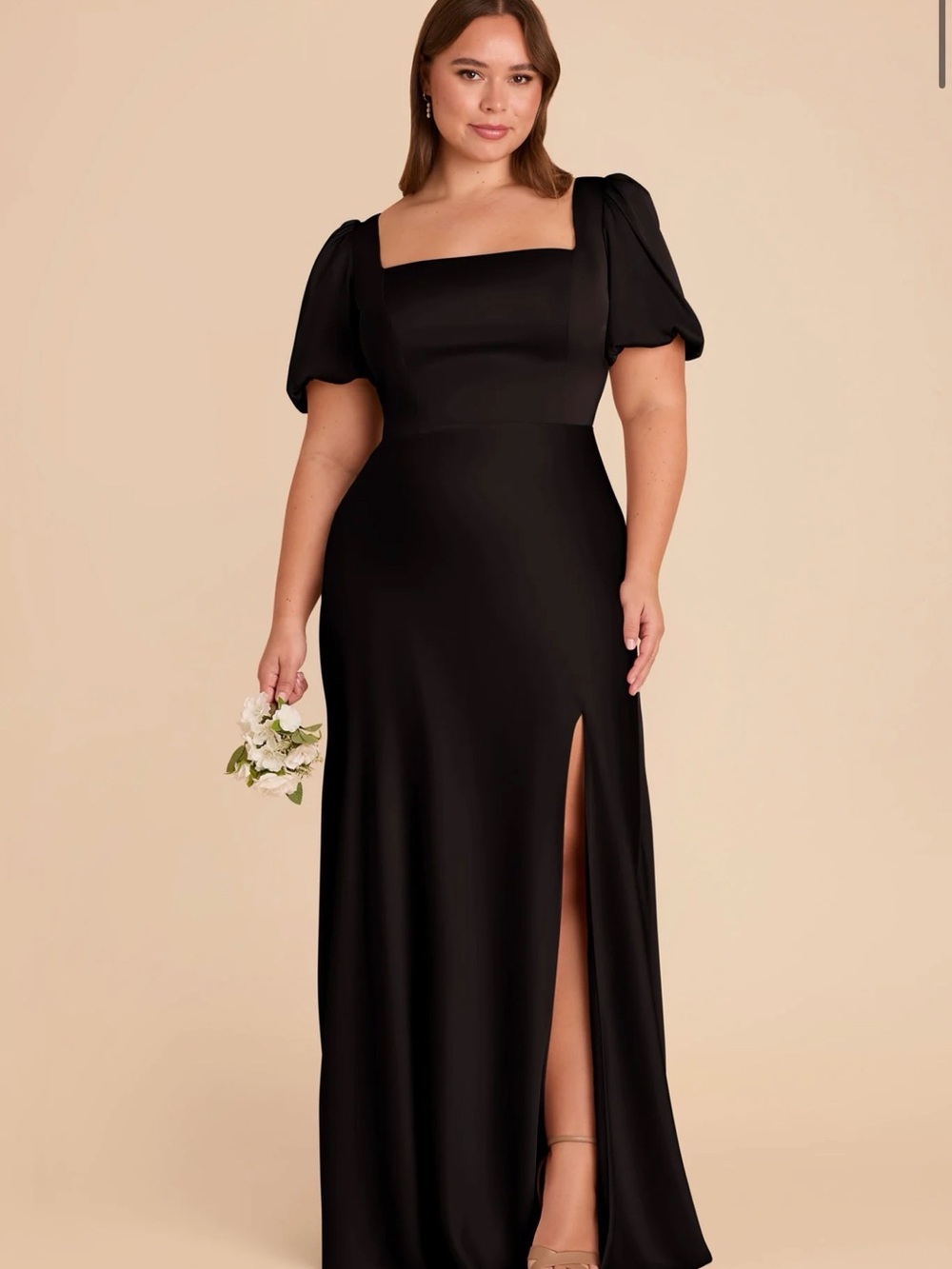 Birdy Grey- Judy Matte Satin Dress - Black
2X - take up a little on the bottom
